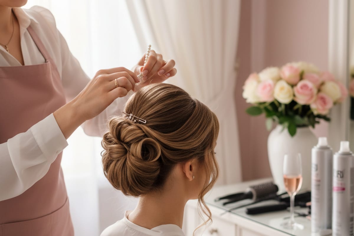 Bridal hair artistry